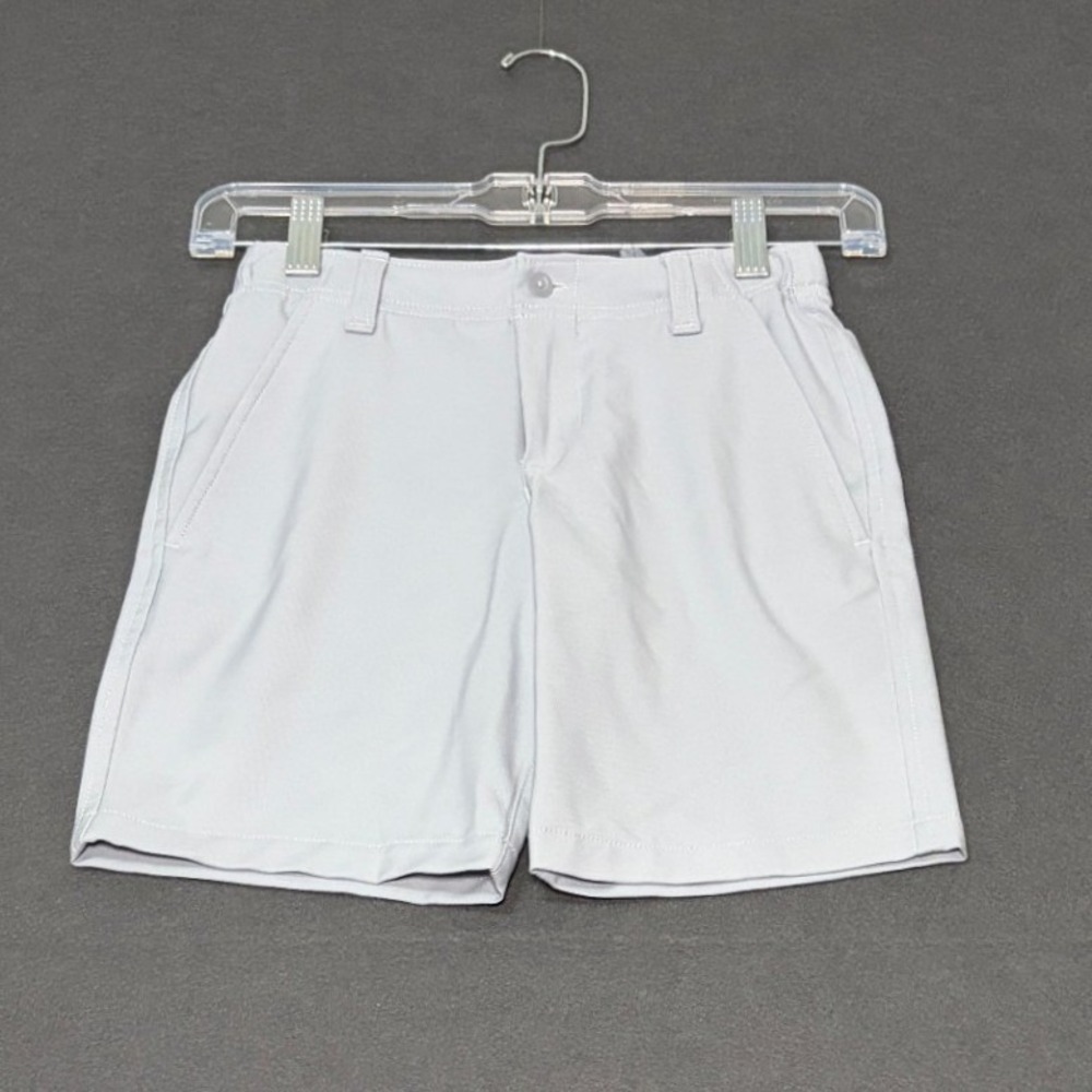 Under Armour Boys Performance Golf Shorts Light Gray Size YXS